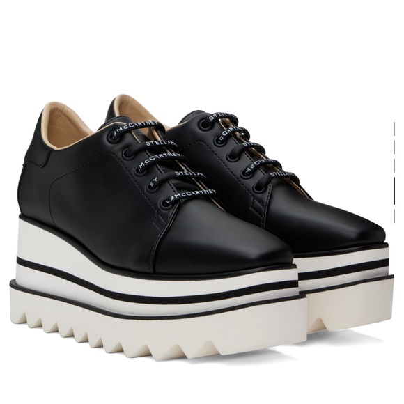 Stella McCartney Shoes - Stella McCartney Black and White Platform Shoes